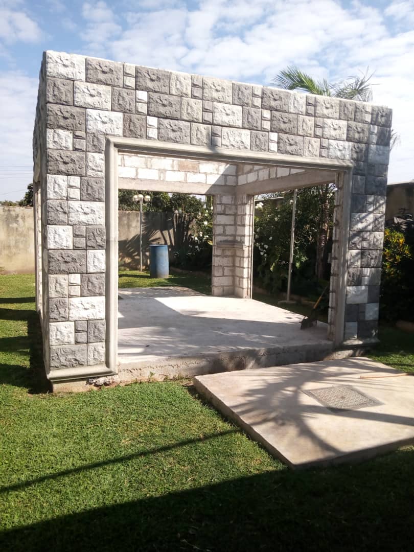 Modern brick paving